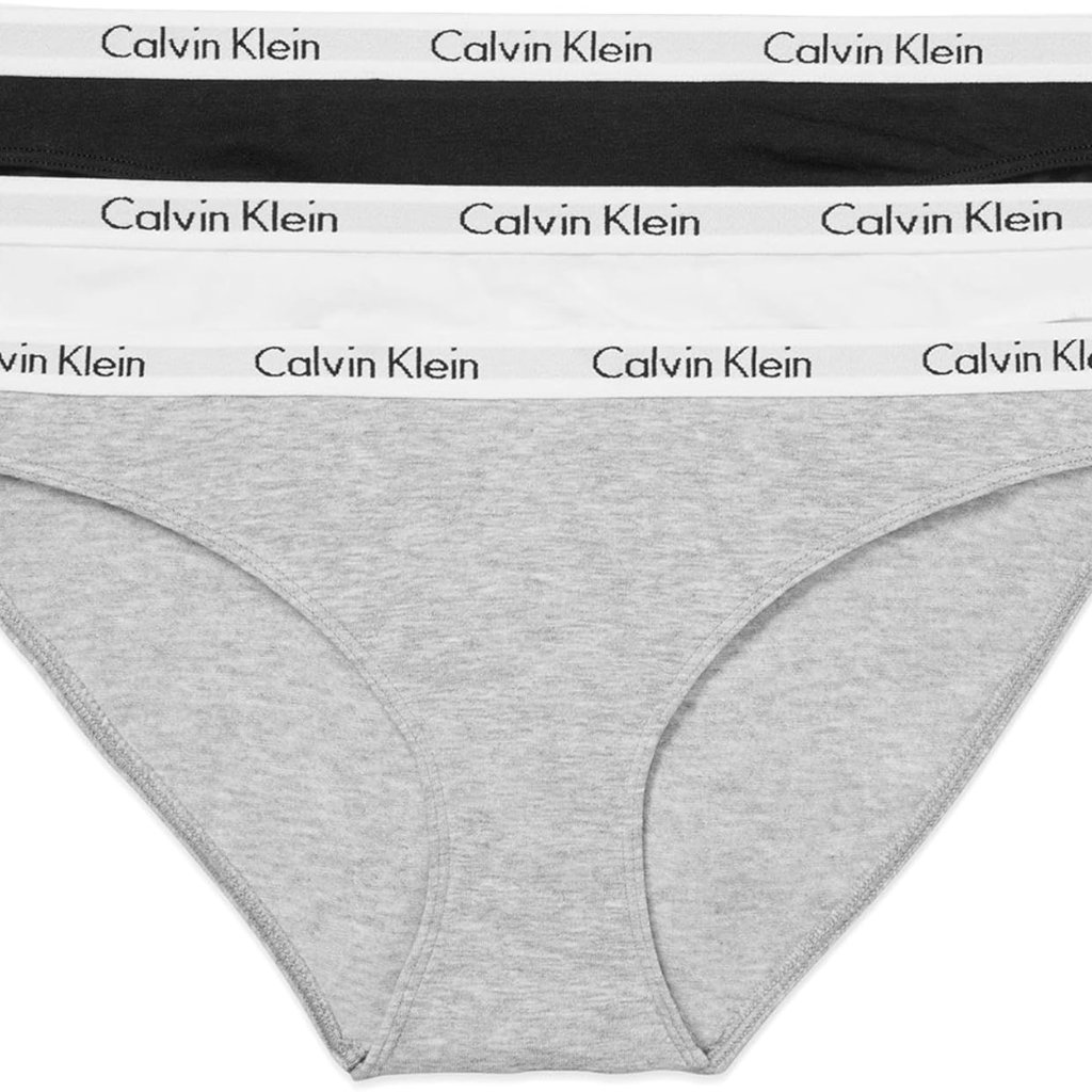 Women's Carousel Logo Cotton Stretch Bikini Panties, 3 Pack